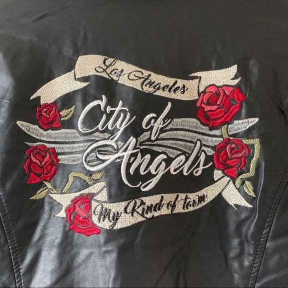 Ashley Outerwear Los Angeles Faux Leather Jacket - Picture 8 of 8